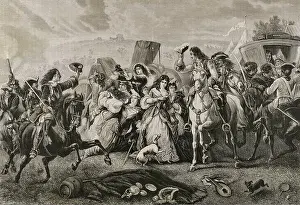 Europea Prints: Guerra de Sucesión Española. Batalla de Hochstadt (13 de agosto de 1704)