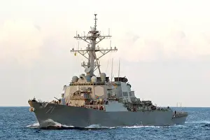 Vessel Prints: The guided-missile destroyer USS Ross (DDG 71) U.S. Navy