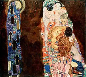 Gallery Prints: Gustav Klimt - Death and Life - first version - 1910 - 1911
