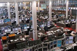 Computers Prints: Haendlersaal Commerzbank in Frankfurt / Main