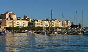 Italien Prints: Hafen, Ortigia, Syrakus, Sizilien, Italien