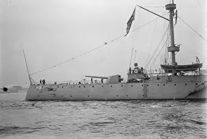 1911 Prints: HAI CHI, China, Photo shows the visit of the Chinese cruiser Hai-Chi
