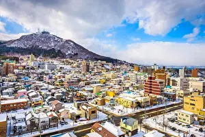 Hakodate, Japan skyline at Mt. Hakodate