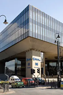 Bank Prints: Halifax Bank of Scotland HBOS Halifax headquarters Metropolitan Borough of Calderdale West Yorkshire England UK GB