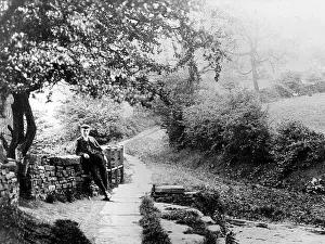 Bottom Hall Bridge, Lightcliffe early 1900s