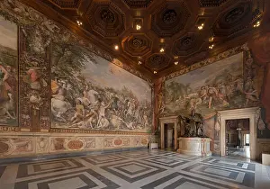 Palazzo Prints: Hall of the Horatii and Curiatii in Capitoline Museums