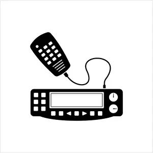 Scalable Prints: Ham Radio Icon, Amateur Radio Icon