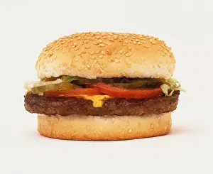 Hamburger Prints: Hamburger, close up