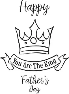 Hand Draw Prints: Hand draw father day card style