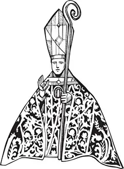Holy Spirit Prints: Hand drawn vector illustration or drawing of San Fermin