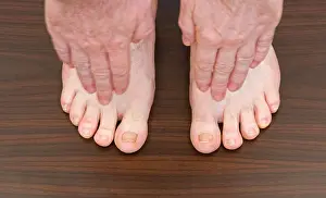 Toes Prints: hands reaching feet