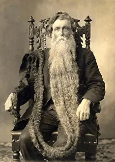 Historic Image Prints: Hans Langseth photo portrait by Nils C Jorgenson - was a Norwegian-American who held the record for the world's
