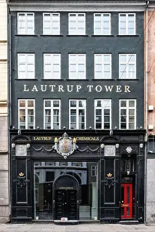 Listed Building Prints: Hans Lautrup Tower Store. Supplier of plastic & polymer products in historic old building at Bredgade 17