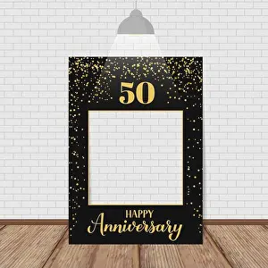 Photo Booth Prints: Happy 50th Anniversary photo booth frame