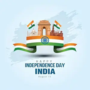 happy independence day India.15th August background. vector illustration design