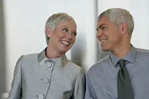 Stare Prints: Happy mature couple looking at each other