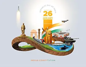 Tricolor Prints: Happy Republic Day. Celebrating 26th January