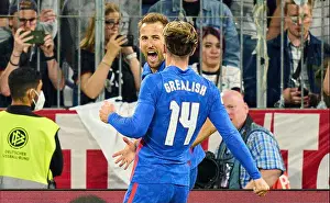 Emotionen Prints: Harry KANE, England 9 celebrates his goal