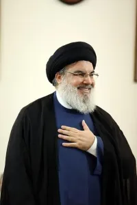 Lebanon Prints: Hassan Nasrallah is a Lebanese cleric and political leader who has served as the 3rd secretary-general of Hezbollah