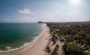 Hat Thun Wua Laen beach in Chumphon area Thailand
