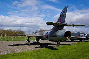 Side By Side Prints: Hawker Hunter T7 XX467, Newark Air Museum