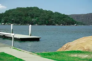 Hawkesbury Prints: Hawkesbury River on Sydney Central Coast NSW Australia fishing boating wildlife boats yachts seafood restaurants with