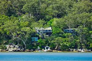 Hawkesbury Prints: Hawkesbury River on Sydney Central Coast NSW Australia fishing boating wildlife boats yachts seafood restaurants with