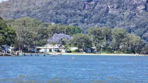 Hawkesbury River on Sydney Central Coast NSW Australia fishing boating wildlife boats yachts seafood restaurants with