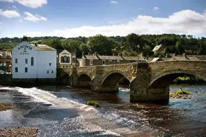 Northumberland Prints: Haydon Bridge, River South Tyne, Northumberland