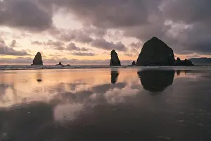 Vast Prints: Haystack rock at Cannon Beach on The Oregon Coast