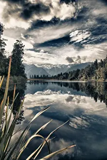 Calmness Prints: An HDR view of Lake Matheson, New Zealand