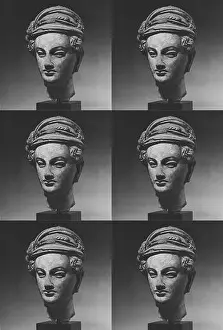 Pigment Prints: Head of a Youthful Male, Pakistan (ancient region of Gandhara)