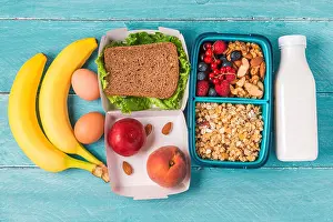 Toast Prints: healthy lunch boxes with sandwich