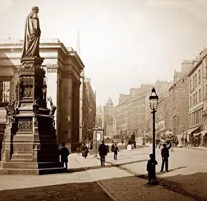 The Heart of Midlothian on the Royal Mile, Edinburgh - Victorian period