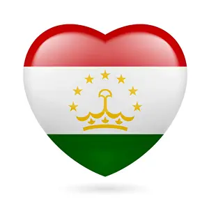Favorite Prints: Heart with Tajik flag colors. I love Tajikistan