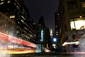 Congestion Prints: heavy traffic in new yorks sreets