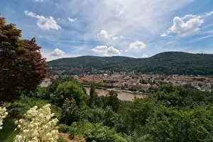 Heidelberg, Germany - a university town and popular tourist destination, Heidelberg Castle, very famous