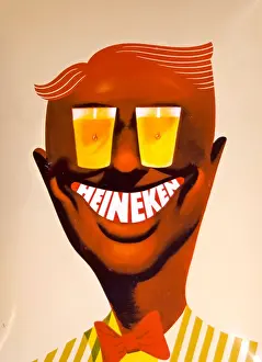 Dine Prints: Heineken Beer Sign Pub Bar Cafe Netherlands
