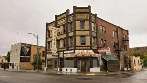 Power Plant Prints: Helper Utah rural town center. La Salle hotel, cafe and dance hall