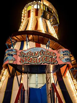 Fairground Prints: Helter Skelter, Brighton Pier