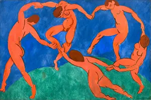 Fauvism Prints: Henri Matisse, Dance, painting in oil on canvas, 1910