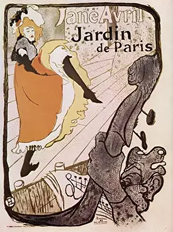 Henri de Toulouse-Lautrec Affiche Poster Jane Avril - Jardin de Paris