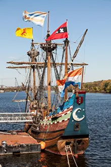 Upstate Prints: Henry Hudson replica ship, the Half Moon