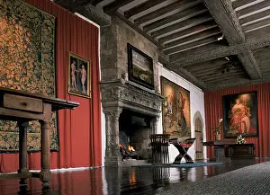 Halls Prints: Henry VIII banqueting hall Leeds Castle Kent England United Kingdom Europe