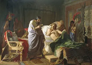 Culture Museum Prints: Henryk Siemiradzki - Alexander Macedon Trusts Doctor Philip 1870