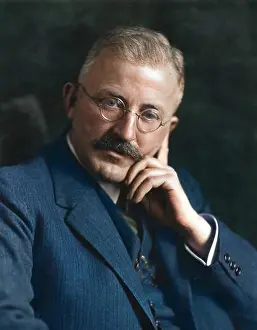 Colorized Prints: Hermann Staudinger, German Organic Chemist