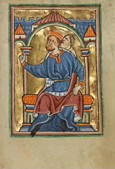 New Testament Prints: Herod Enthroned; Illustrated Vita Christi