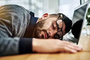 Burnout Prints: Hes ready to shutdown for the day