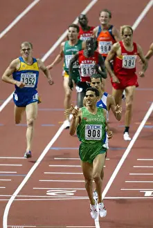 Celebrating Prints: HICHAM EL GUERROUJI 1500 METRES STADE DE FRANCE ST DENIS PARIS FRANCE 27 August 2003