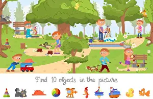 Brainteaser Prints: Hidden object game. Puzzle location